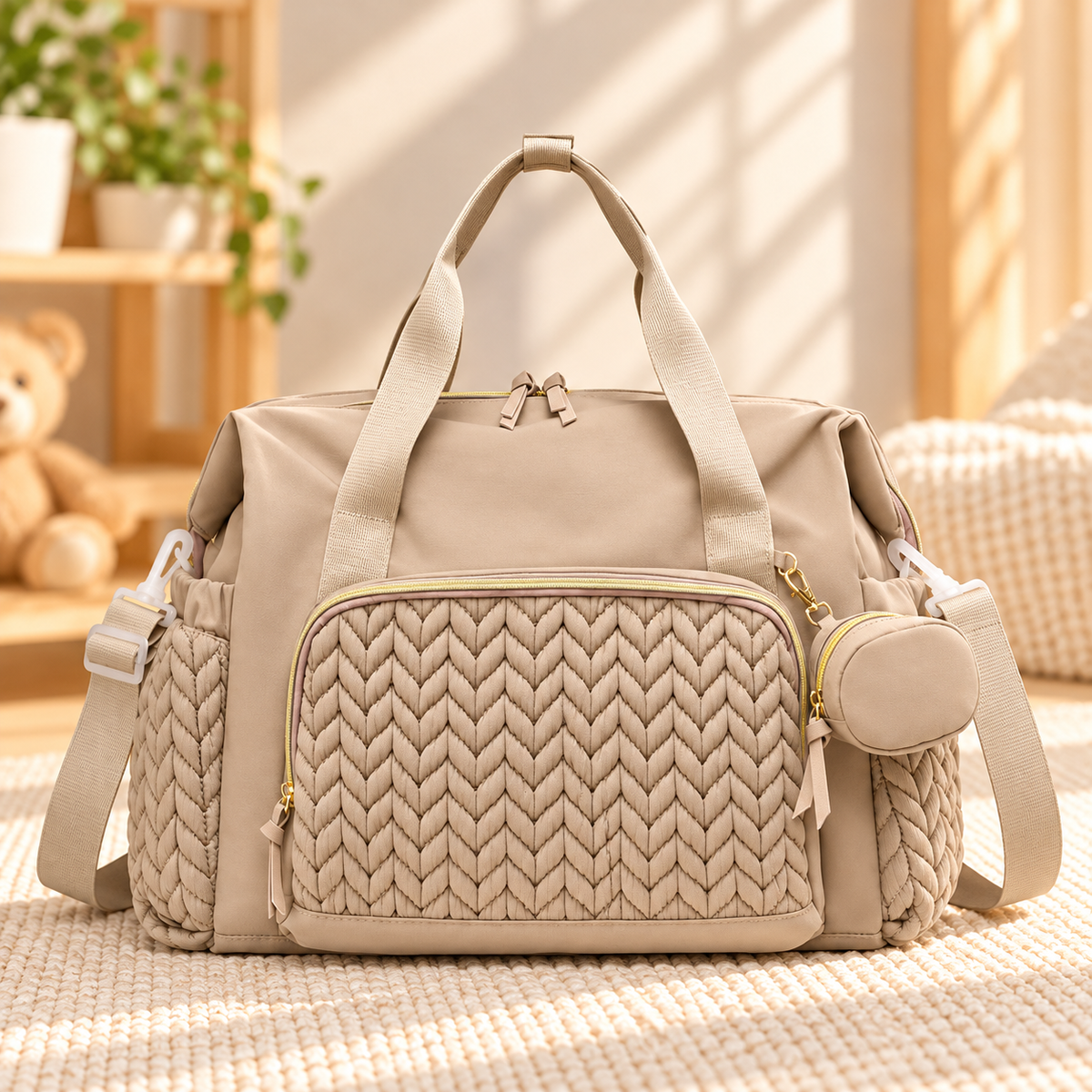 Everyday Changing Bag with Pacifier Holder