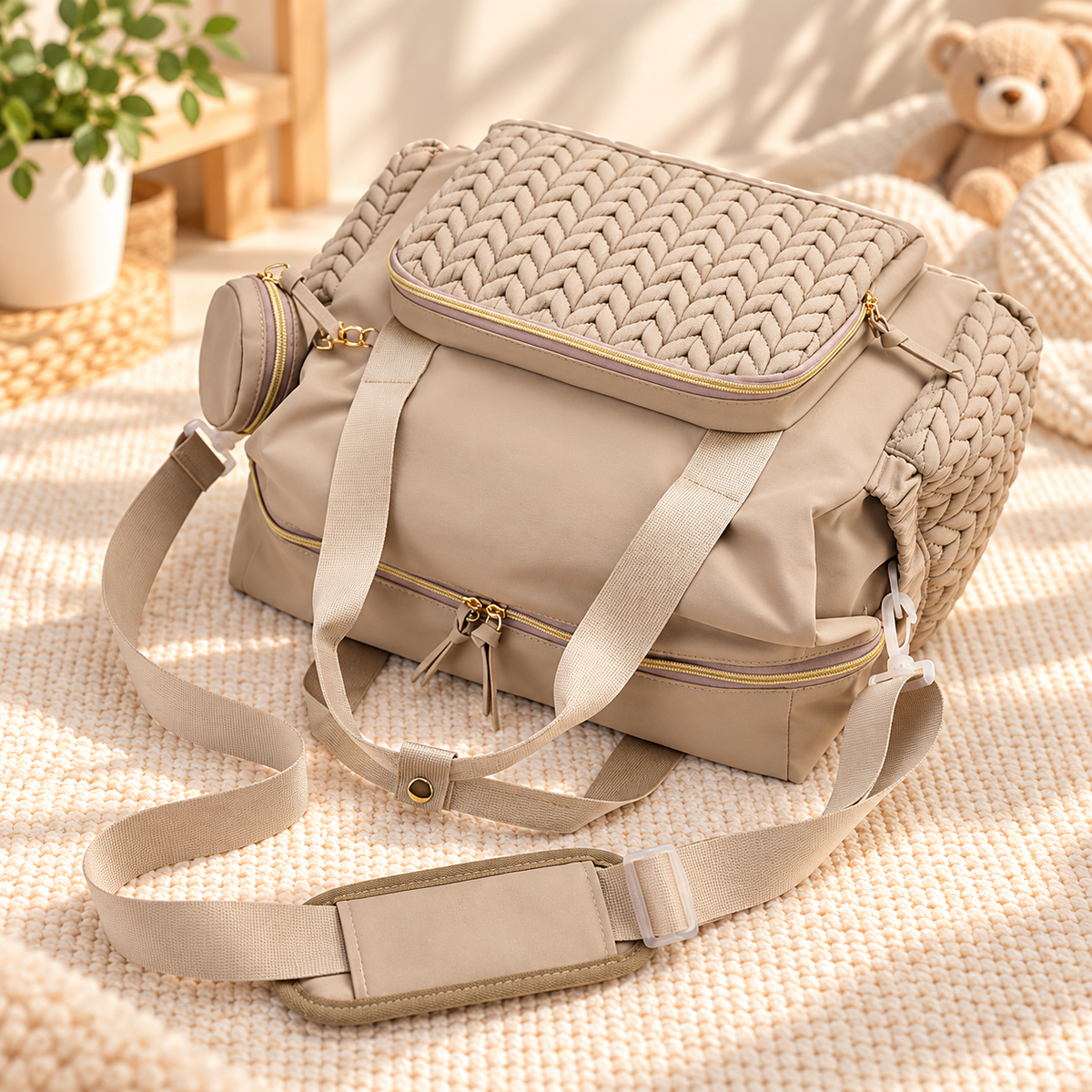 Everyday Changing Bag with Pacifier Holder