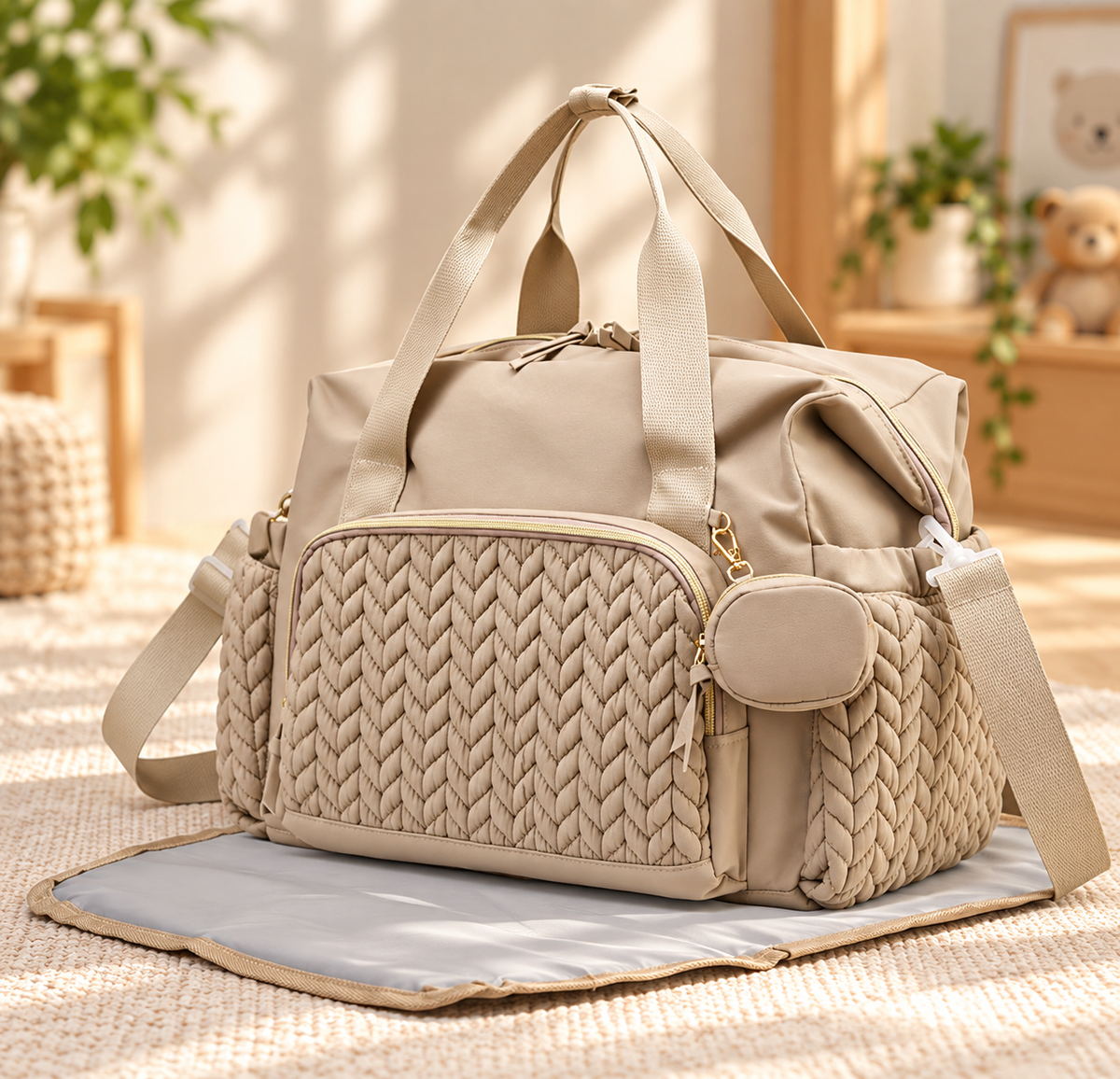 Everyday Changing Bag with Pacifier Holder