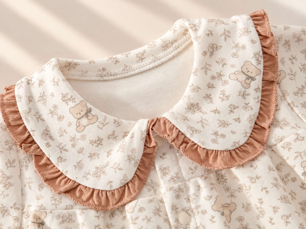 Soft Floral Two-Piece Set