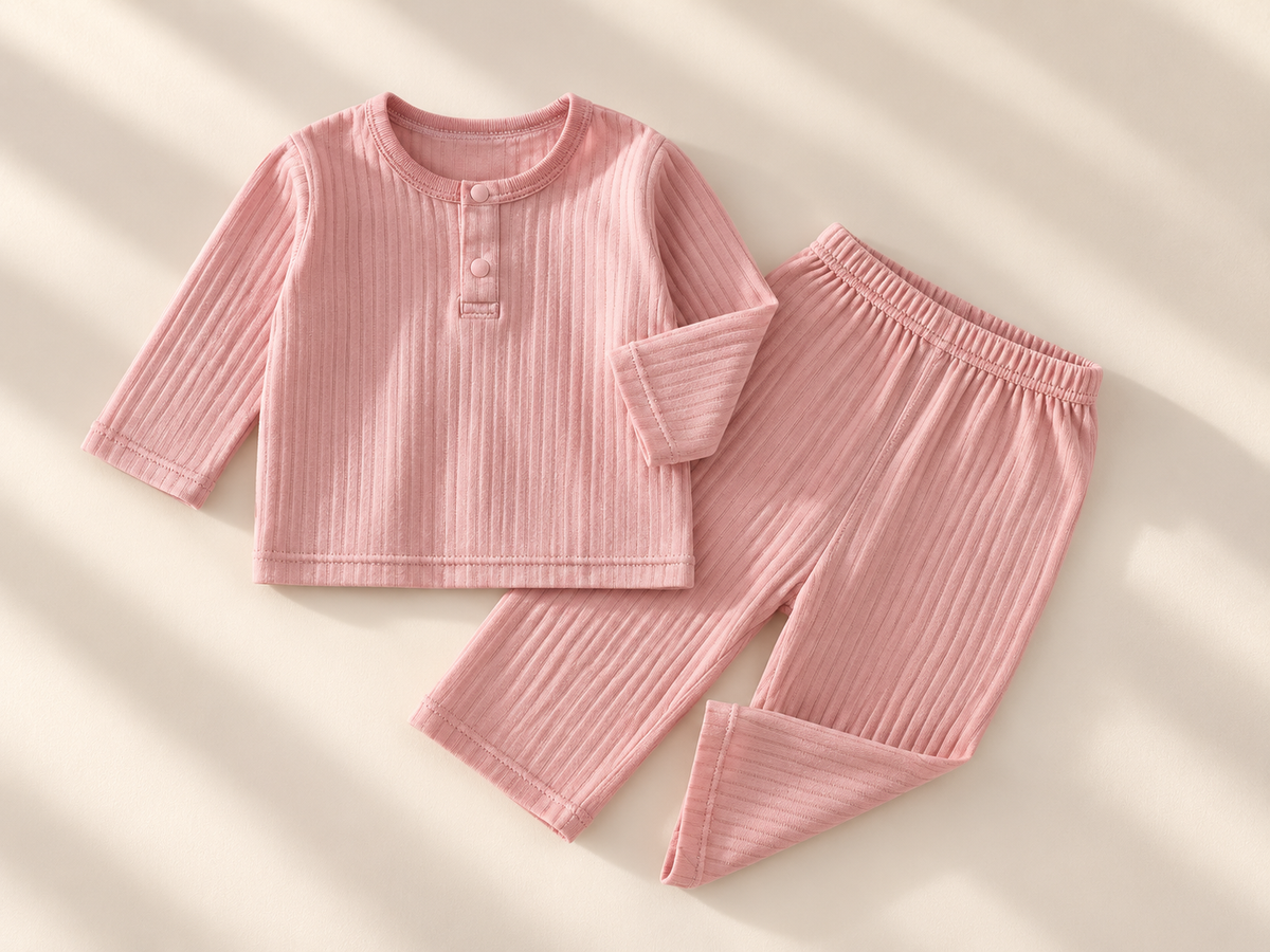 Infant Cotton Long Sleeve Pajama Set