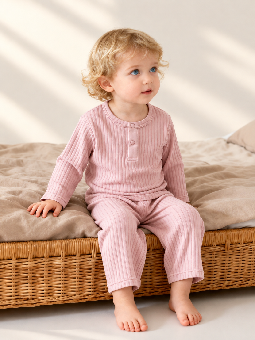 Infant Cotton Long Sleeve Pajama Set