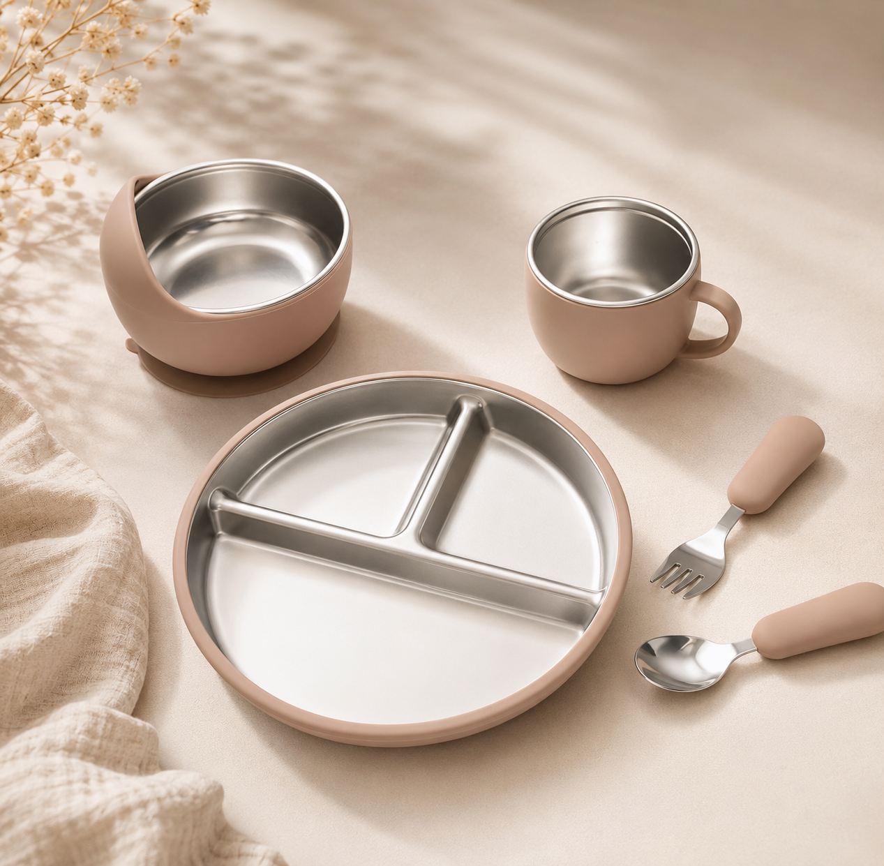 Stainless Steel Baby Weaning Starter Set