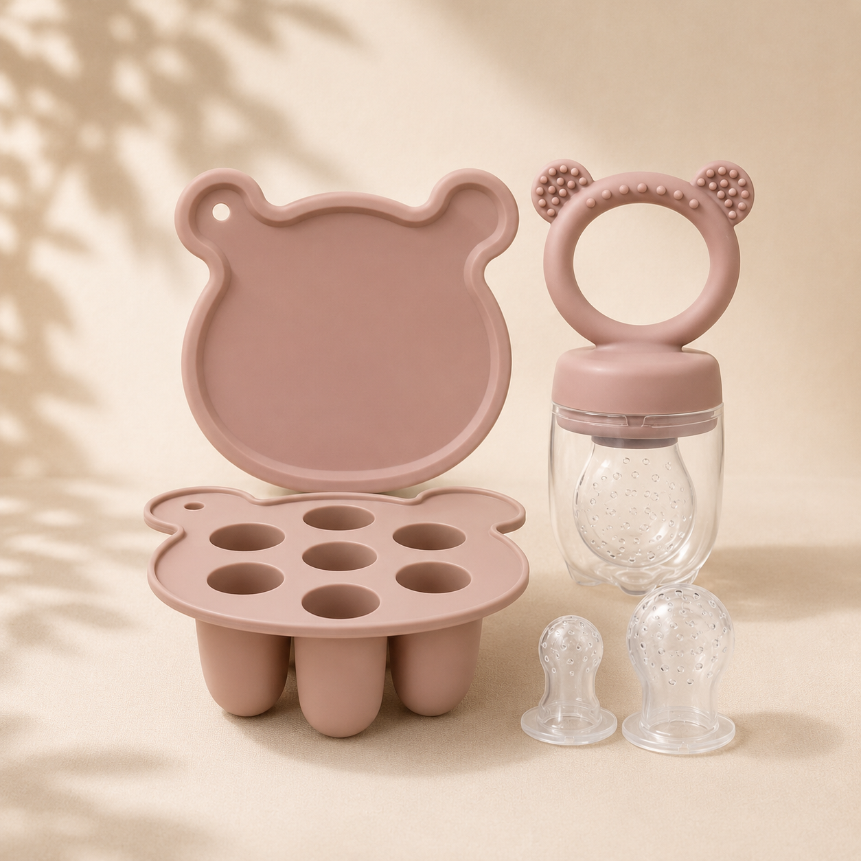100% BPA-free silicone mold Baby Teether