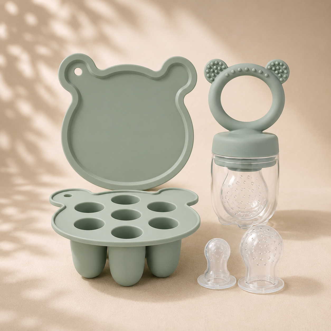 100% BPA-free silicone mold Baby Teether
