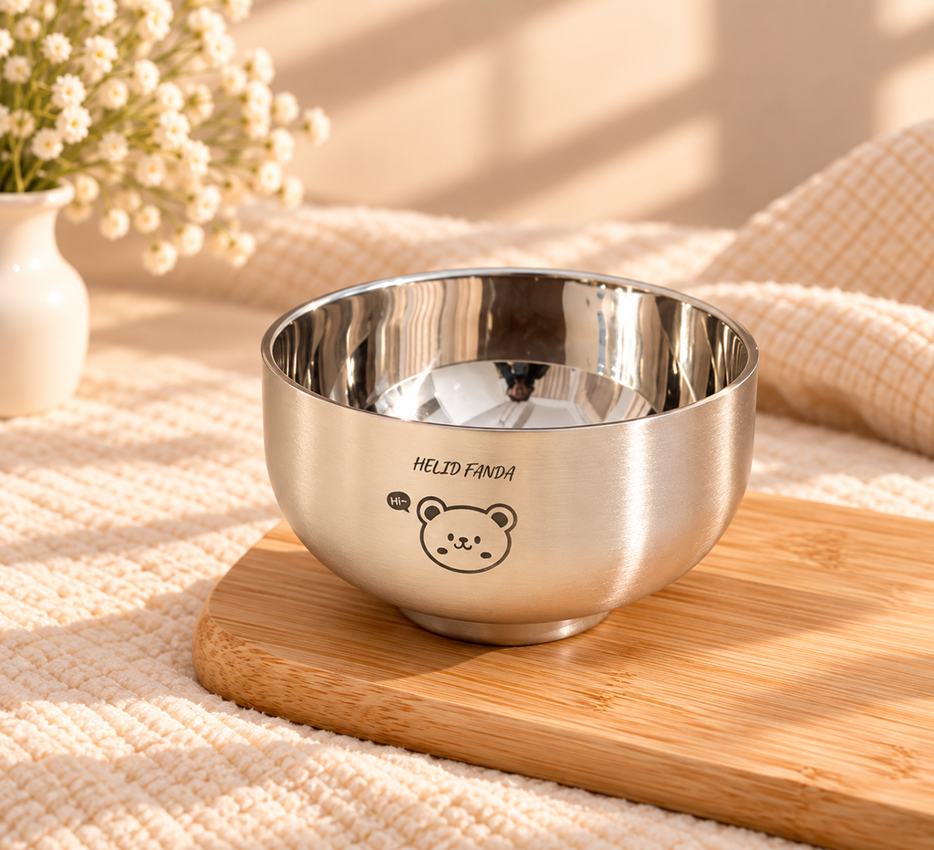 Stainless Steel Kids Dinnerware Set