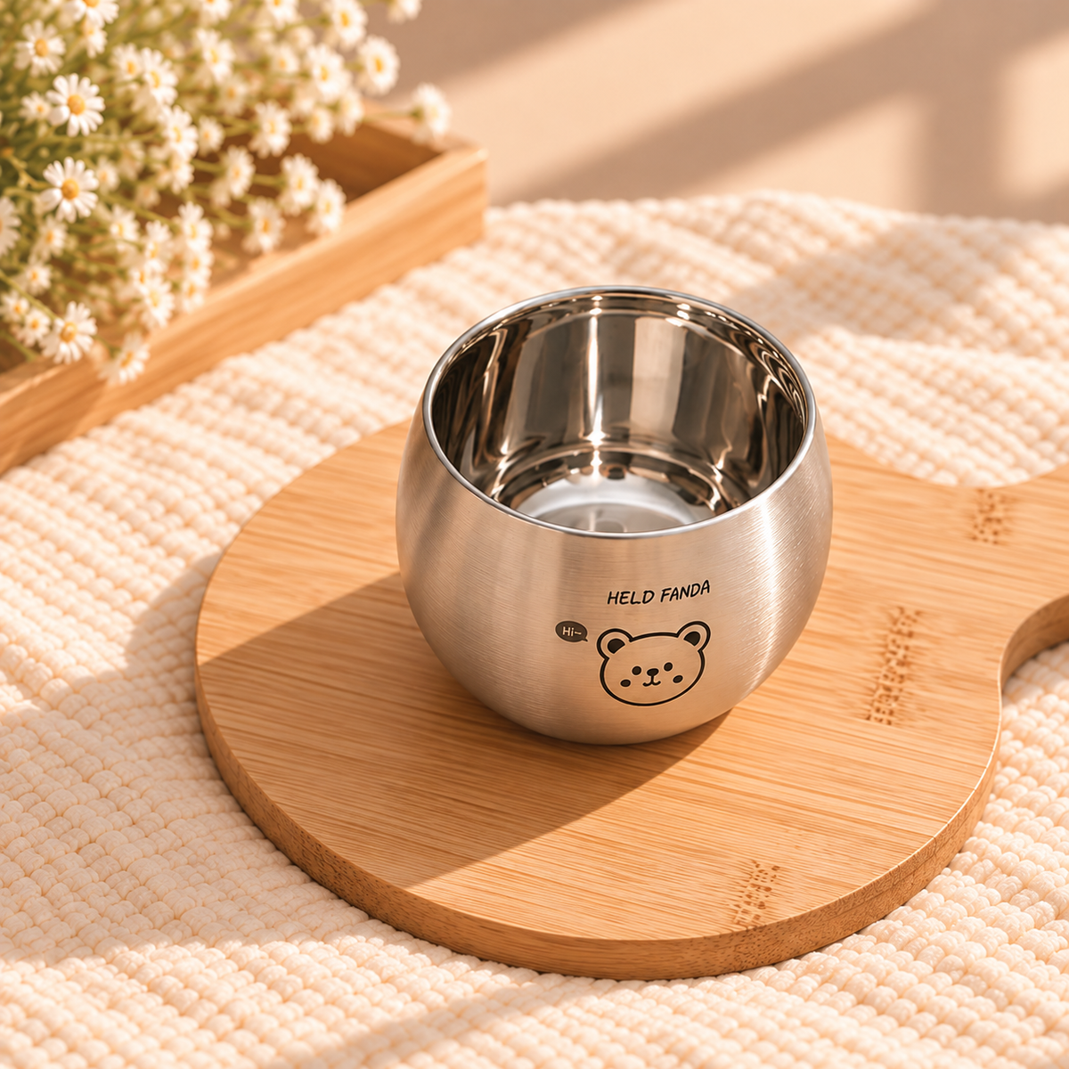 Stainless Steel Kids Dinnerware Set