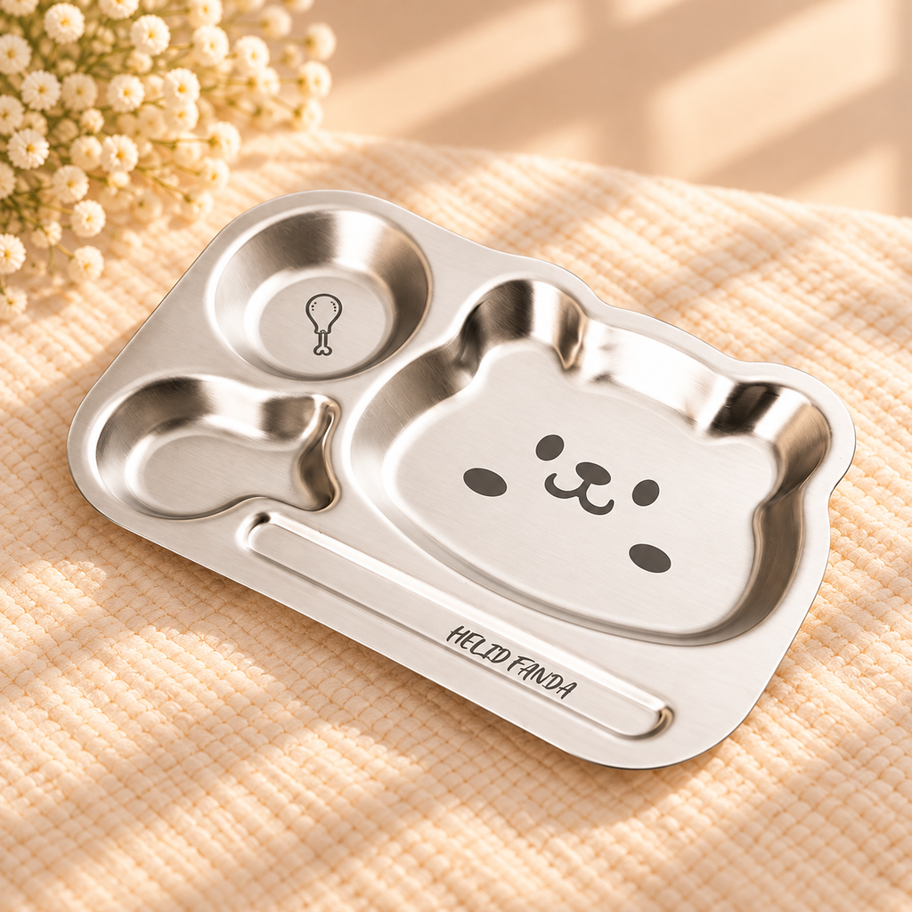 Stainless Steel Kids Dinnerware Set