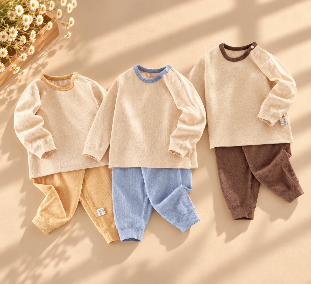 Infant Cotton Two-Piece Pajama Set